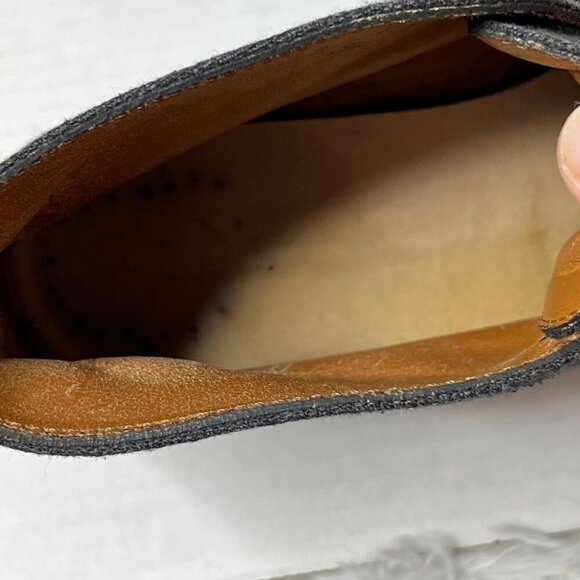 Tods Gray Desert Boots Lace Up Wool Outter Leather‎ Interior Rubber Sole 39/ 8.5 - Picture 9 of 11